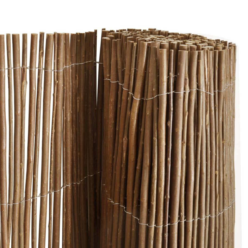 vidaXL Weidenzaun 500×100 cm