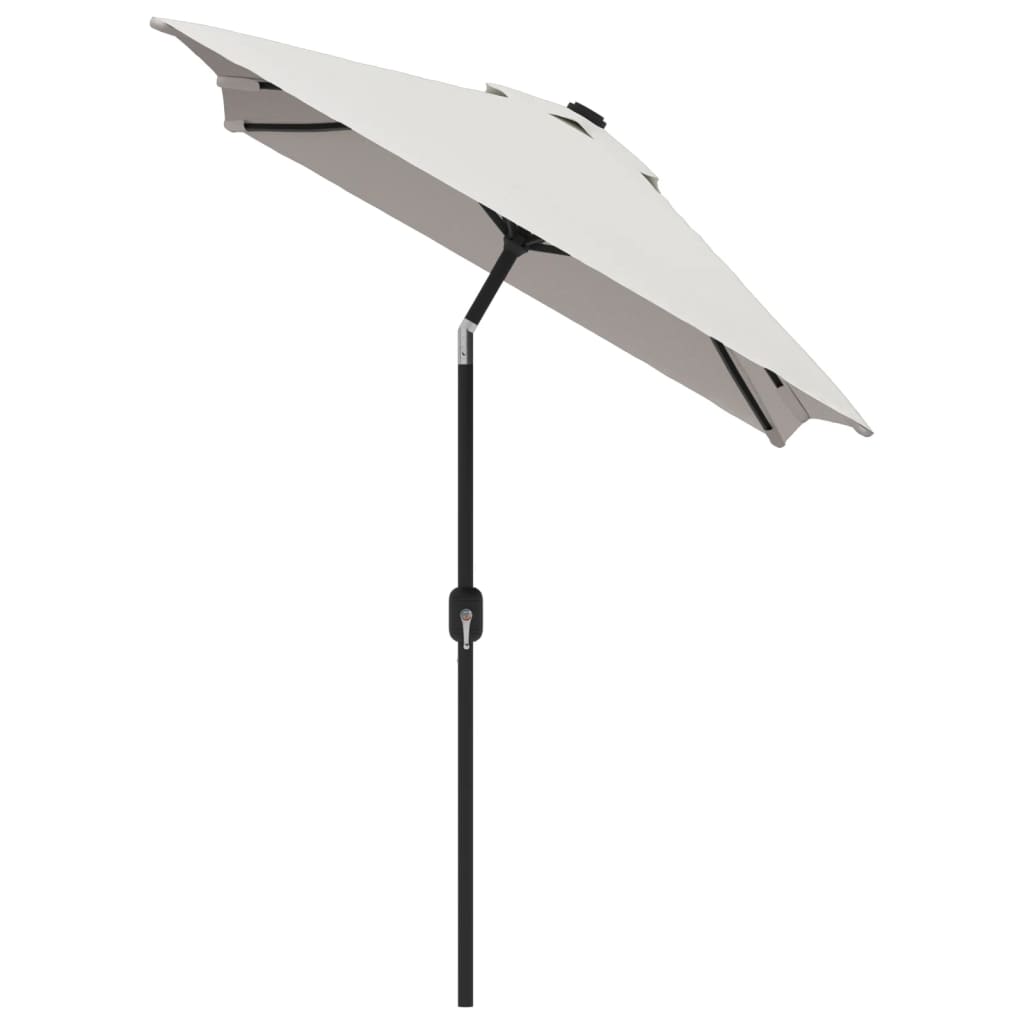 vidaXL Sonnenschirm 200x300 cm Sandweiß Rechteckig