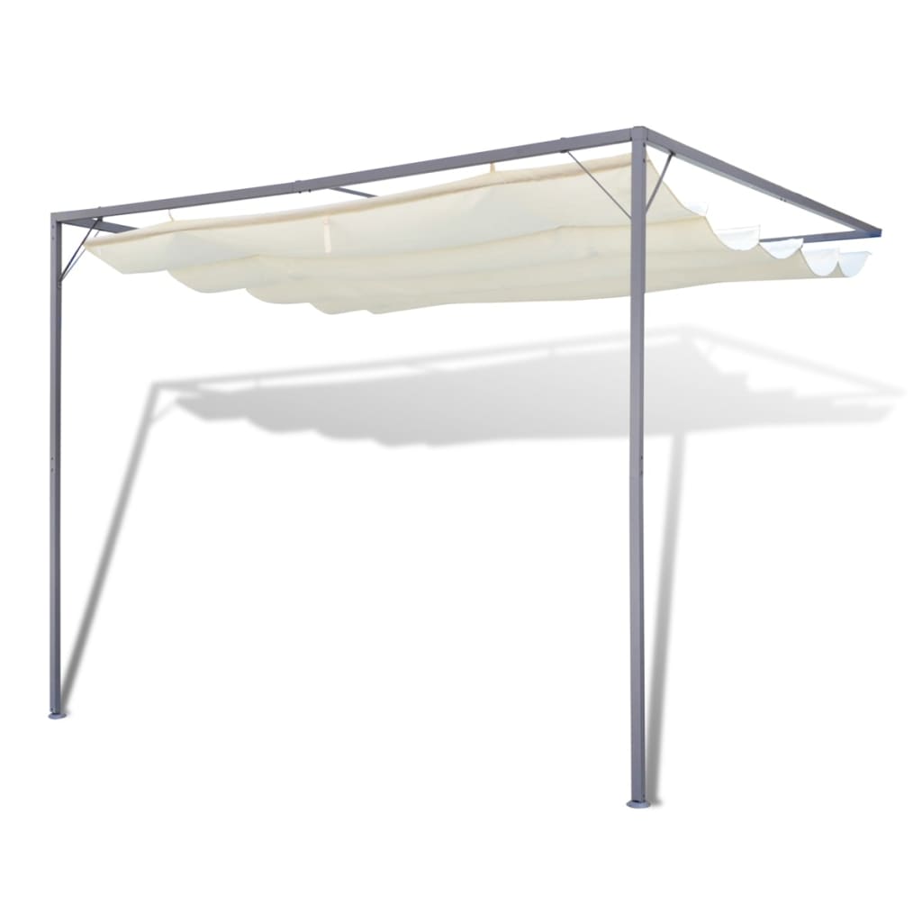 vidaXL Terrassenüberdachung Pergola Wandmarkise