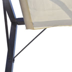vidaXL Terrassenüberdachung Pergola Wandmarkise