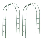 2x Garten Rosenbogen Torbogen Rankgitter Rosensäule