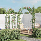 2x Garten Rosenbogen Torbogen Rankgitter Rosensäule