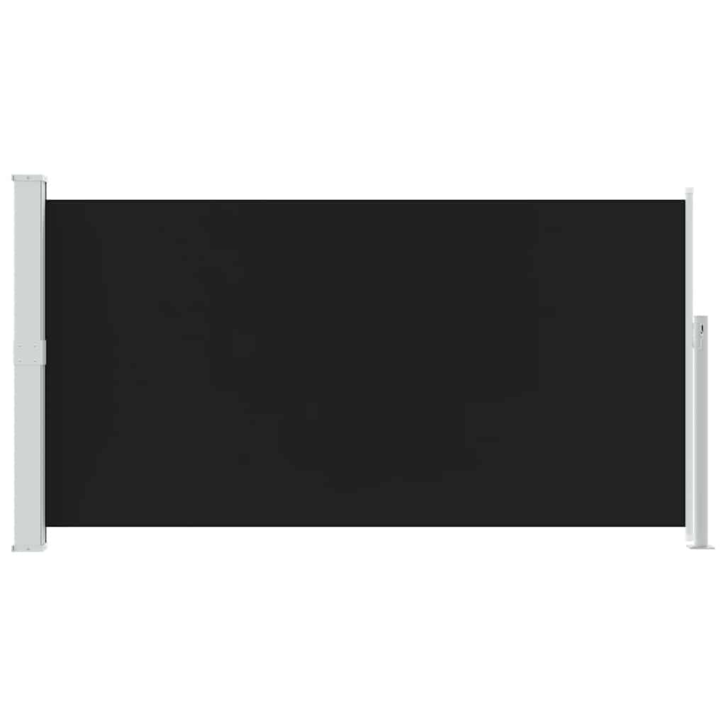 vidaXL Seitenmarkise 160x300 cm Schwarz