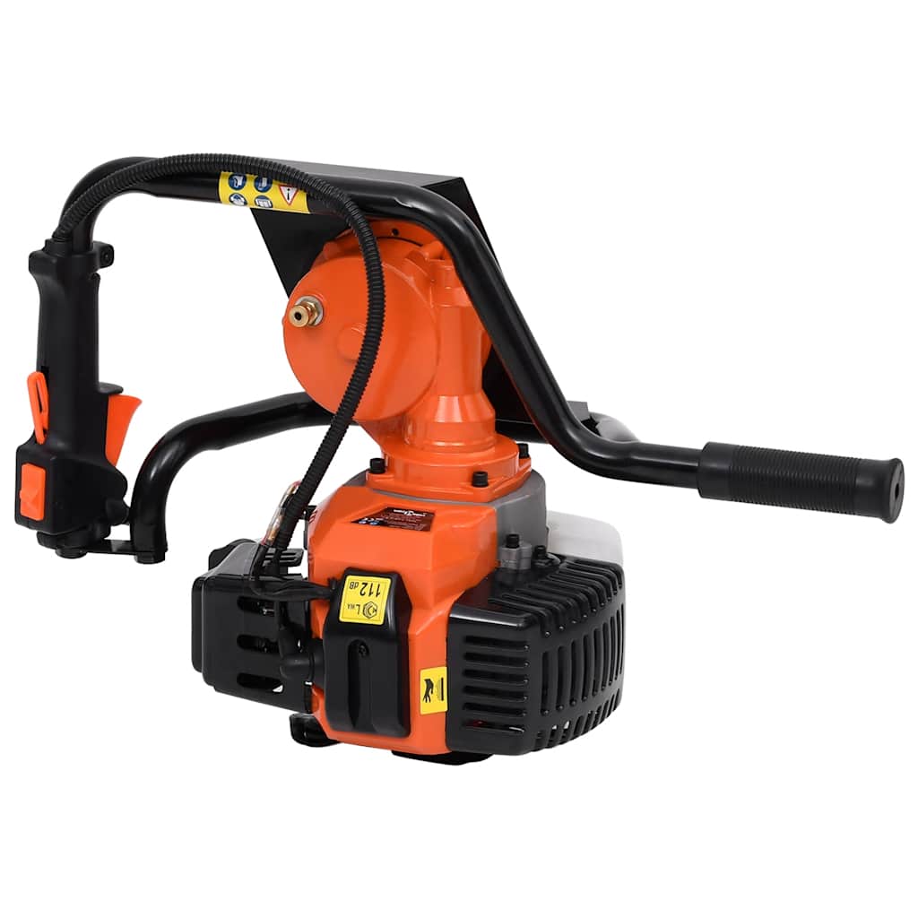 vidaXL Erdbohrer Orange