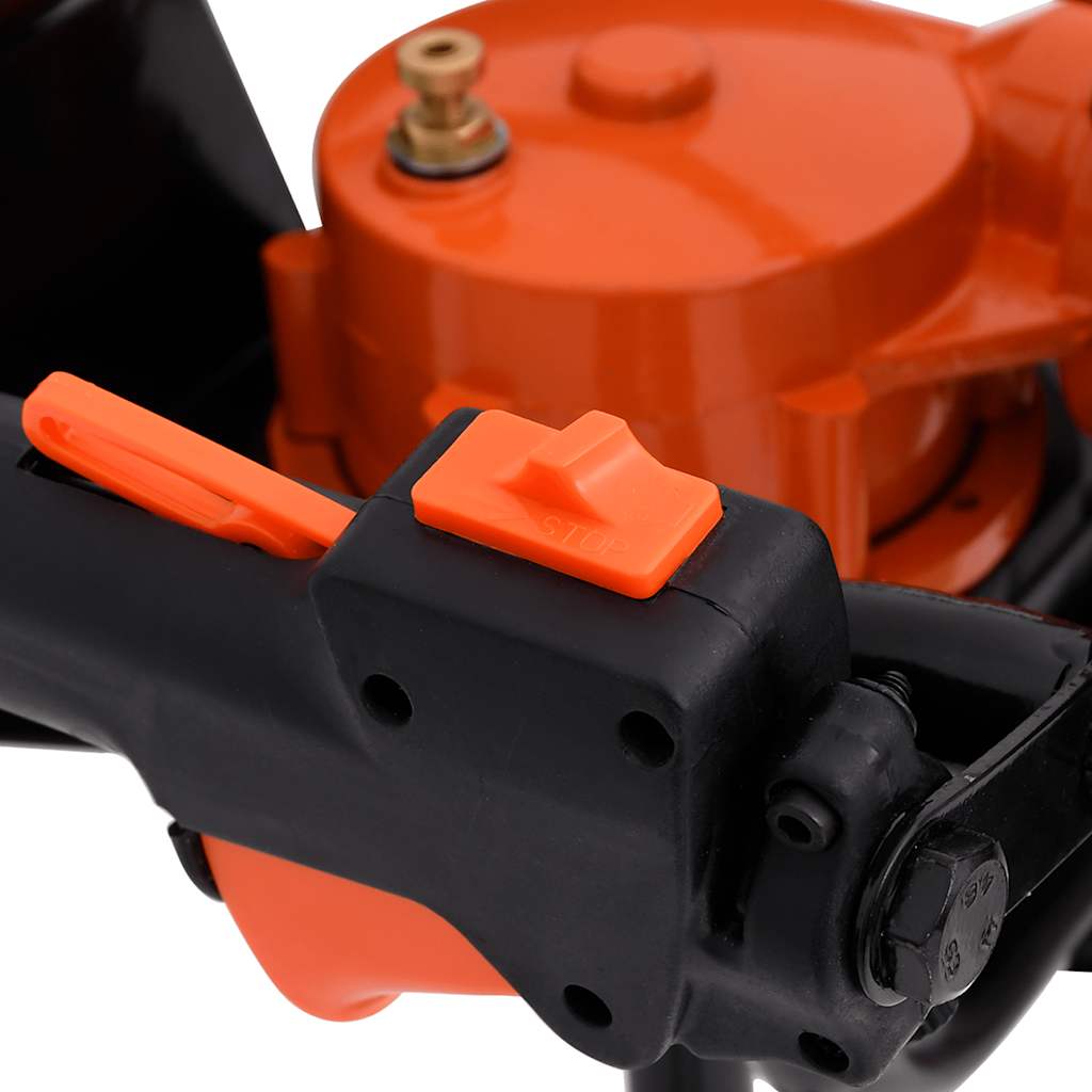 vidaXL Erdbohrer Orange