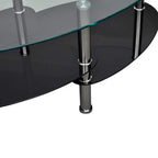 vidaXL Couchtisch mit Exklusivem Design Schwarz