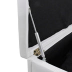 vidaXL Bank mit Stauraum Weiß 118x44x44 cm