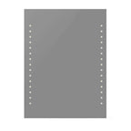 vidaXL Badspiegel mit LED-Leuchten 60×80 cm