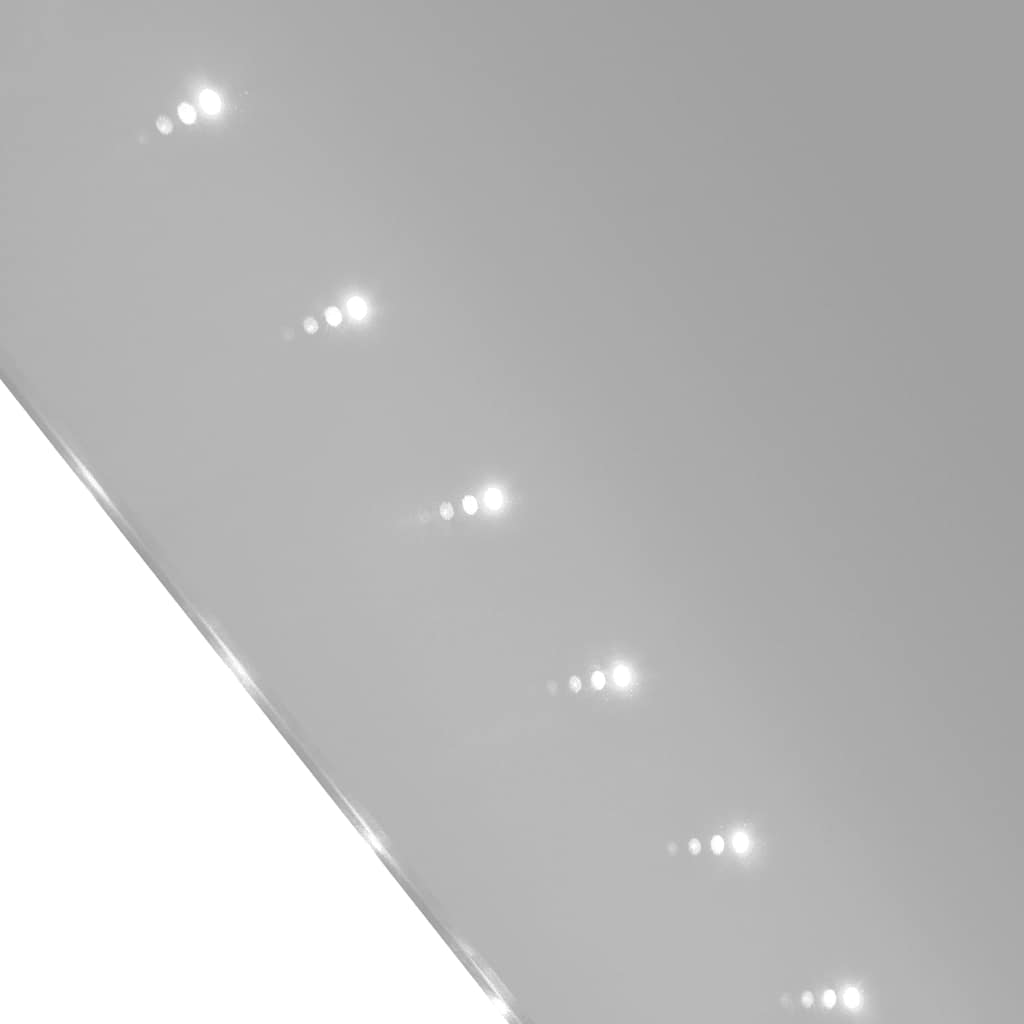vidaXL Badspiegel mit LED-Leuchten 60×80 cm