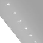 vidaXL Badspiegel mit LED-Leuchten 60×80 cm