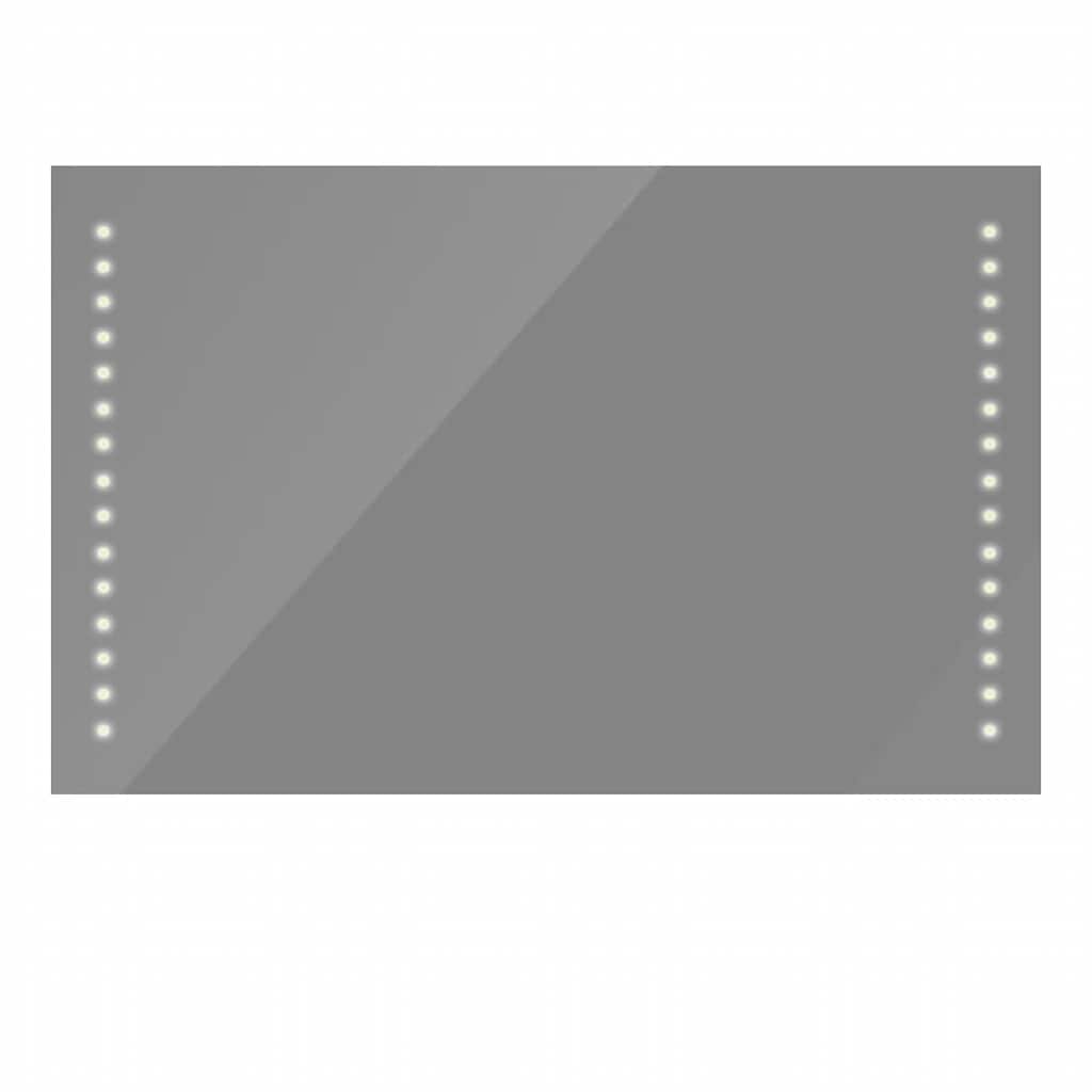 vidaXL Badspiegel mit LED-Leuchten 60×80 cm