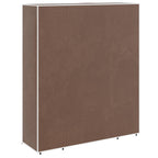 vidaXL Stoffschrank mit Fächern und Stangen 45×150×176 cm Braun