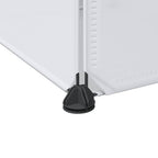 vidaXL Modularer Schrank mit 9 Fächern 109x36,5x143 cm Weiß