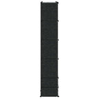 vidaXL Modularer Schrank mit 18 Fächern schwarz/weiß 37x146x180,5cm