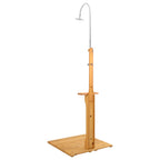 vidaXL Gartendusche Holz