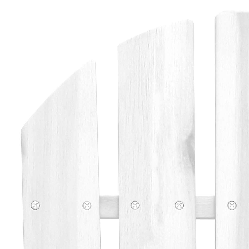 vidaXL Gartenstuhl Holz Weiß