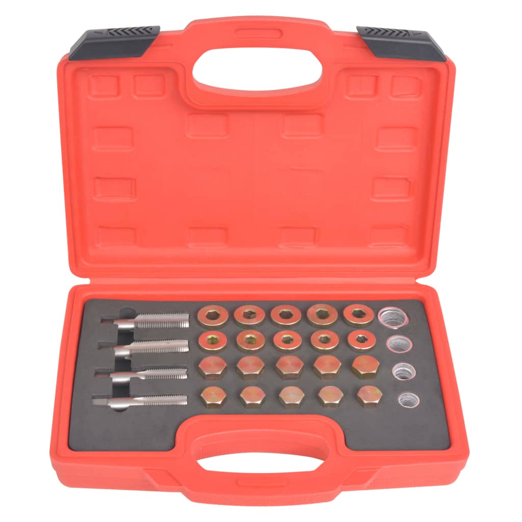 vidaXL 64-tlg. Reparatursatz Ölablassschrauben M13 M15 M17 M20
