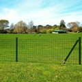 vidaXL Drahtzaun Stahl 10x0,8 m Grün