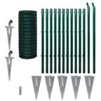 Gitterzaun Gartenzaun Zaunsatz Maschendraht 25 x 0,8m