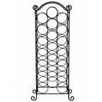 vidaXL Flaschenregal für 21 Flaschen Metall