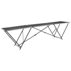 vidaXL Tapeziertisch Klappbar MDF und Aluminium 300×60×78 cm