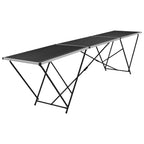 vidaXL Tapeziertisch Klappbar MDF und Aluminium 300×60×78 cm