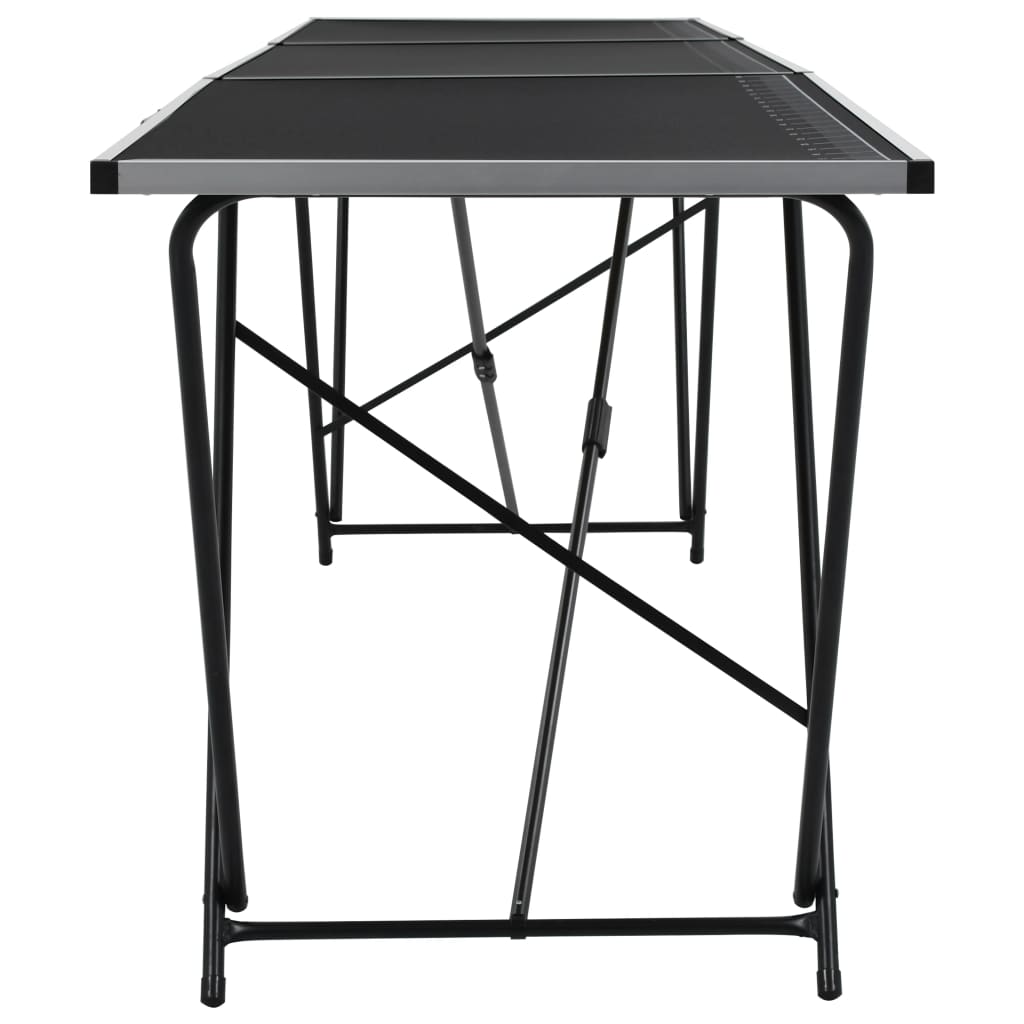 vidaXL Tapeziertisch Klappbar MDF und Aluminium 300×60×78 cm