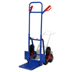 vidaXL Klappbare Sackkarre mit 6 Rädern Blau