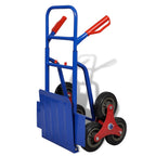 vidaXL Klappbare Sackkarre mit 6 Rädern Blau