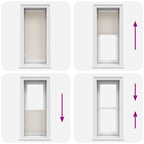 vidaXL Plissee Rollo Jalousie Plisseerollo 50x150cm Creme