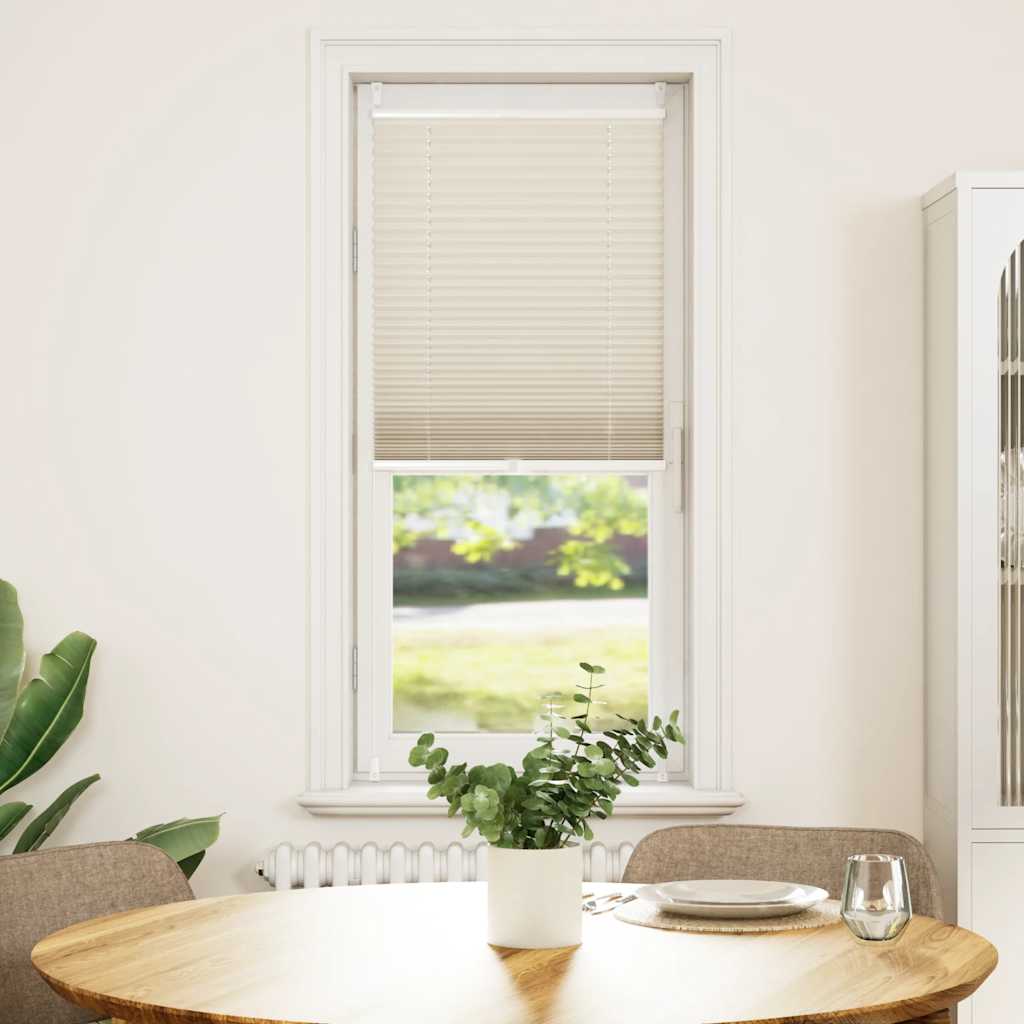 vidaXL Plissee Rollo Jalousie Plisseerollo 50x150cm Creme