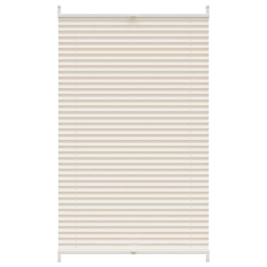 vidaXL Verdunkelungsplissee 90x100 cm Creme