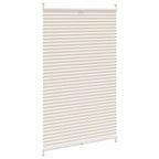 Plissee Faltrollo Rollo Jalousie klemmen 90x125cm Creme