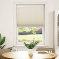 Plissee Faltrollo Rollo Jalousie klemmen 90x125cm Creme
