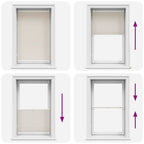 Plissee Rollo Jalousie Plisseerollo 90x150cm Creme