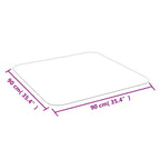 vidaXL Bodenschutzmatte für Laminat oder Teppich 90x90 cm