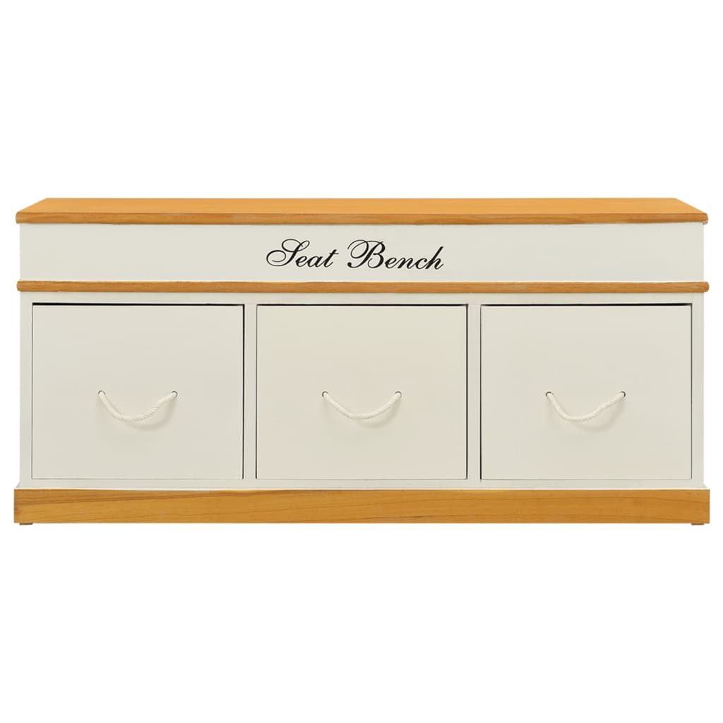 vidaXL Sitzbank mit Stauraum Schuhschrank Flurbank