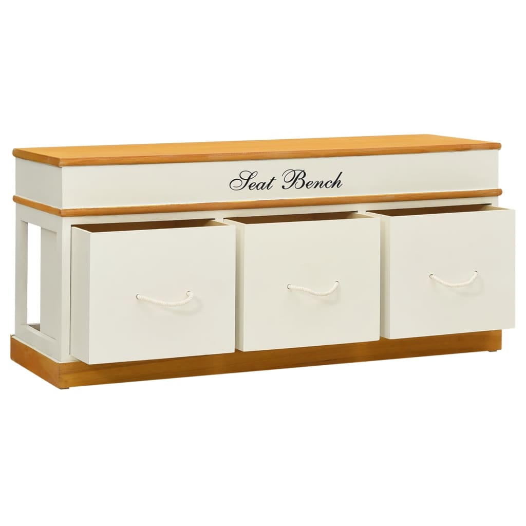 vidaXL Sitzbank mit Stauraum Schuhschrank Flurbank
