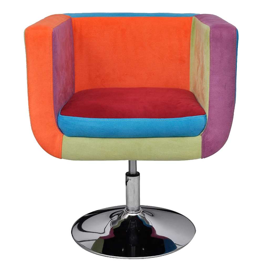 vidaXL Würfel-Sessel mit Patchwork-Design Stoff