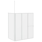 vidaXL Duschwand L-Form 70x120x137 cm 4-teilig Faltbar