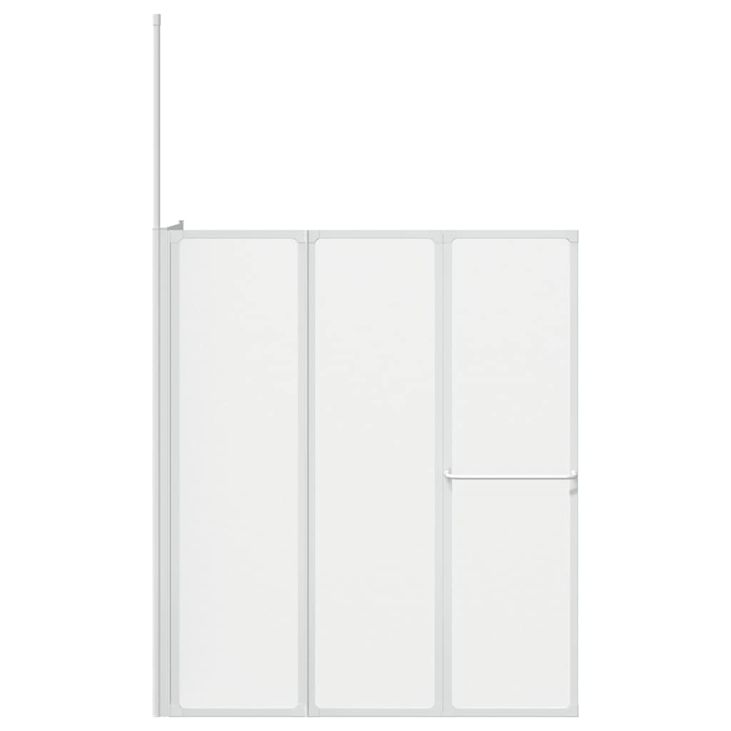 vidaXL Duschwand L-Form 70x120x137 cm 4-teilig Faltbar