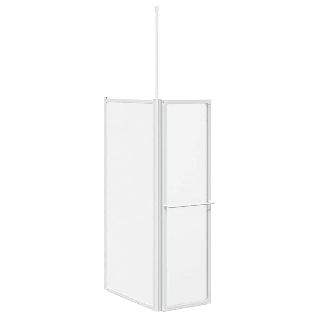 vidaXL Duschwand L-Form 70x120x137 cm 4-teilig Faltbar