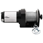 vidaXL Elektrische Seilwinde + Montageplatte Rollenführung 1360 kg 12V