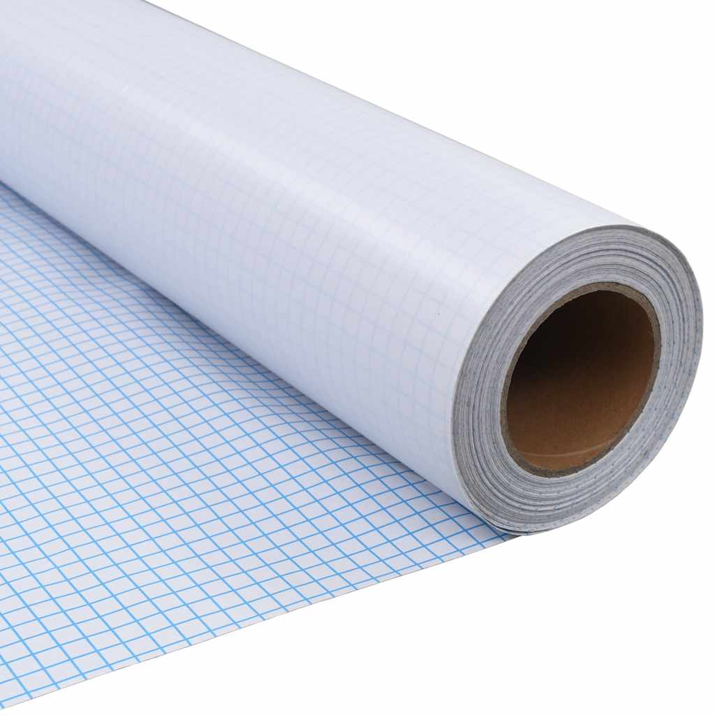 vidaXL Fensterfolie Matt Grau 0,9x5 m PVC