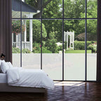 vidaXL Fensterfolie Matt Grau 0,9x5 m PVC