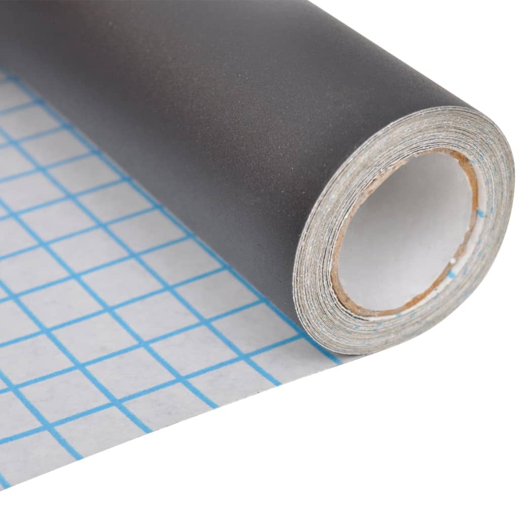 vidaXL Wandaufkleber Kreidetafel 0,45x2 m 2 Rollen mit Kreiden