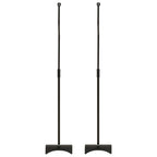 vidaXL Universal-Lautsprecherständer 2 Stk. Schwarz