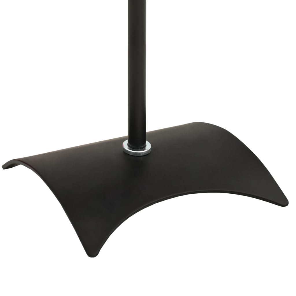 vidaXL Universal-Lautsprecherständer 2 Stk. Schwarz
