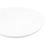 vidaXL Luxus Keramik Waschbecken Oval Weiß 40 x 33 cm