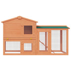 vidaXL Kaninchenstall Groß Holz